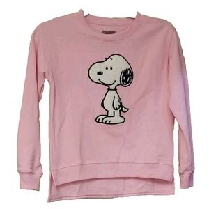 Brand New Peanuts Pink Snoopy Sweater.  Size XL Juniors